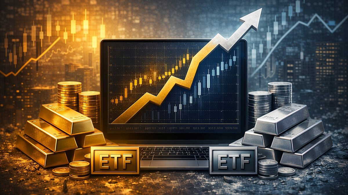 Indian gold and silver ETFs gain as international bullion prices climb once more