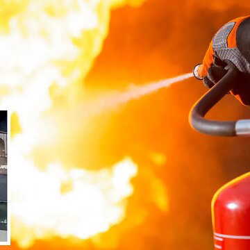 Residents watch as 'Spiderman' safety team tackles blaze at Kolkata high-rise complex