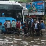 Kolkata waterlogging ahead of Durga Puja 2025: Social media users react to surprise downpour
