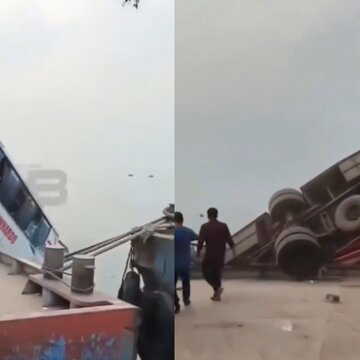 Bangladesh ferry horror: At least 23 dead as bus plunges into Padma River