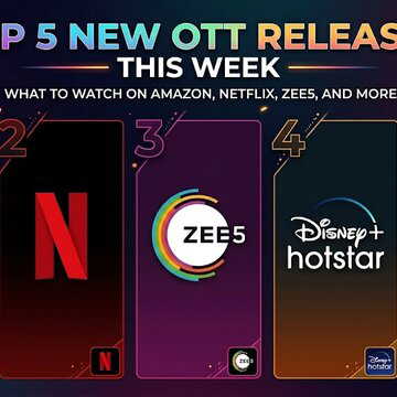 Top 5 new OTT releases this week: What to watch on Amazon, Netflix, ZEE5, and more
