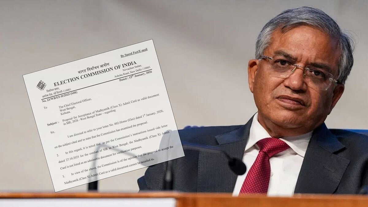 Election Commission declares secondary admit cards invalid for SIR hearings