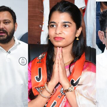 Surprise victories and defeats in Bihar elections 2025: Tejashwi holds Raghopur, Anant Singh triumphs from jail