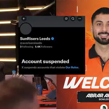 Sunrisers Leeds under fire online, X account suspended after Abrar Ahmed deal