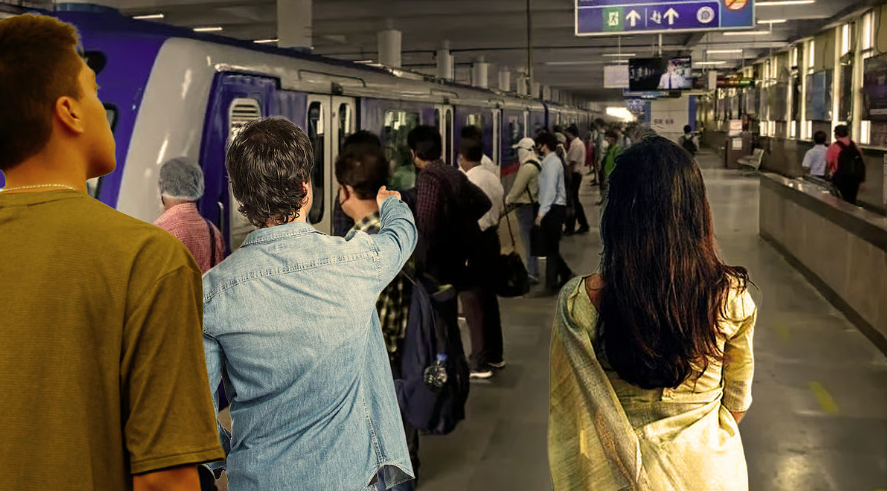 Kolkata Metro on Panchami: A physically demanding adventure, passengers in distress