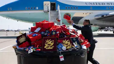 Trump delegation left China with no souvenirs, no personal devices and no trace: Report