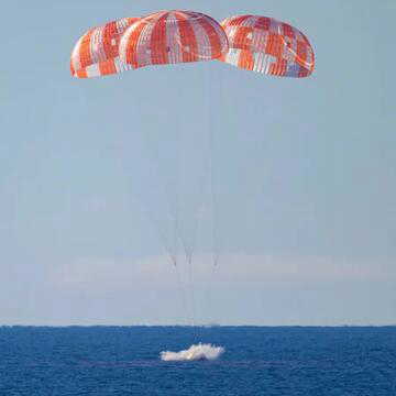 'Textbook touchdown': Nasa's Artemis II makes history as astronauts splash down near San Diego