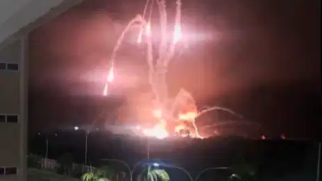 Multiple explosions, low-flying aircraft shake Venezuela's capital, Caracas amid US tensions