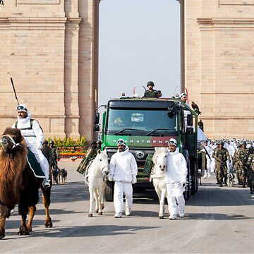 Here's all you need to know about the two-humped camels that turned heads at Republic Day parade