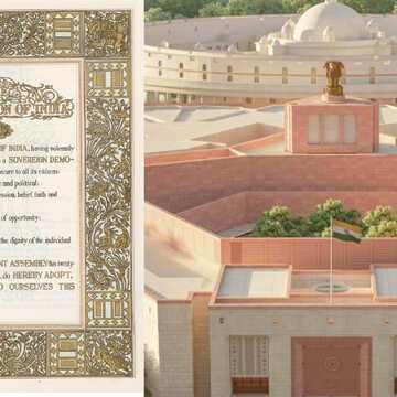 Where is the actual 'Constitution of India' after 75 years from its genesis?