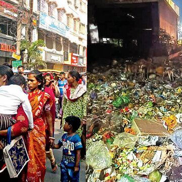 Sanitation workers continue to strike; residents live with constant stench in Midnapore