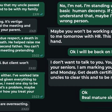 ‘Death is a death’: Gen Z employee stands up to toxic boss over family death, internet applauds