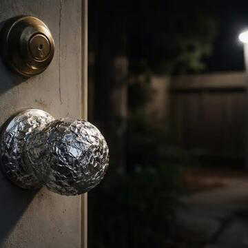 Aluminium foil on doors: Odd idea or clever safety move? — Here's all you need to know