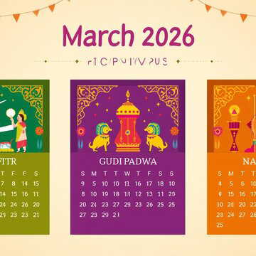 March 2026 festival calendar: Eid ul-Fitr, Gudi Padwa, Navratri dates — here’s the full list