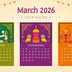 March 2026 festival calendar: Eid ul-Fitr, Gudi Padwa, Navratri dates — here’s the full list