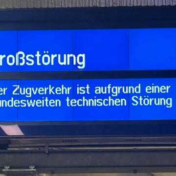 Germany's rail network paralysed after communication outage leaves passengers stranded nationwide