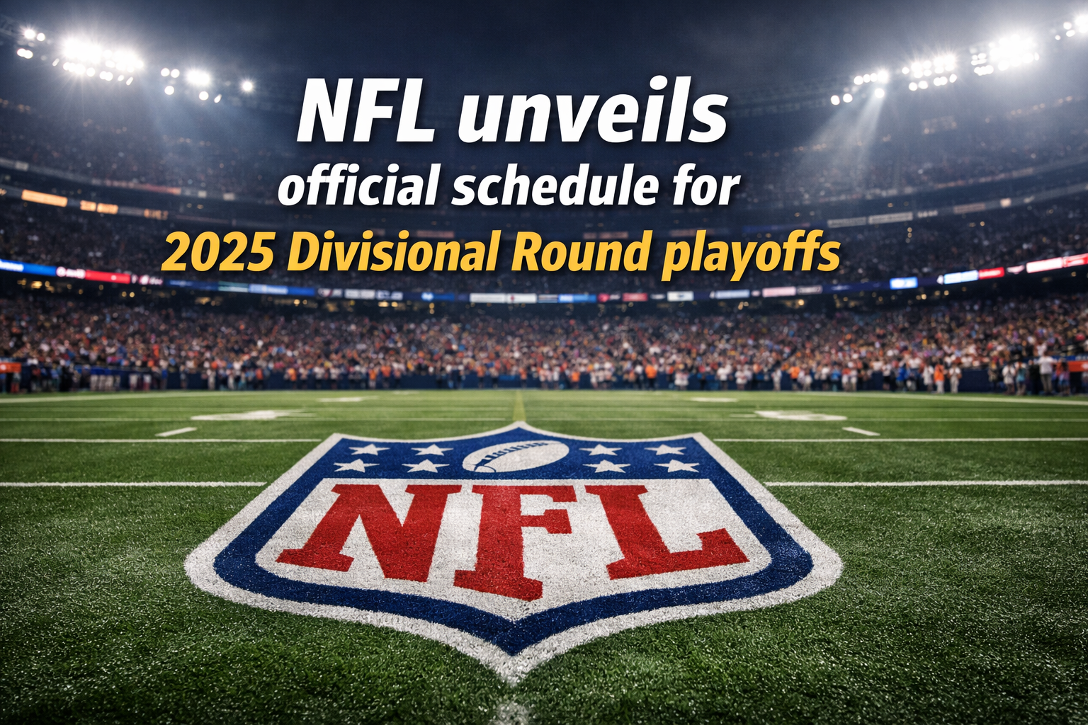 NFL unveils official schedule for 2025 Divisional Round playoffs