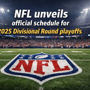 NFL unveils official schedule for 2025 Divisional Round playoffs