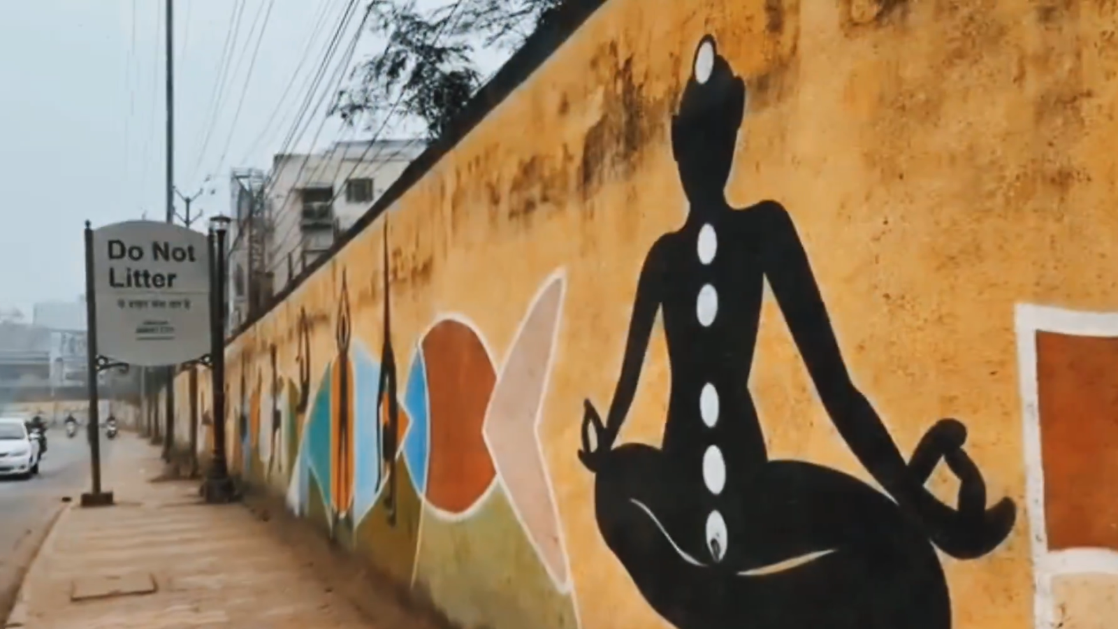 Women’s yoga murals defaced around private parts in Gwalior; ‘what is the cure for this mentality?’ asks internet