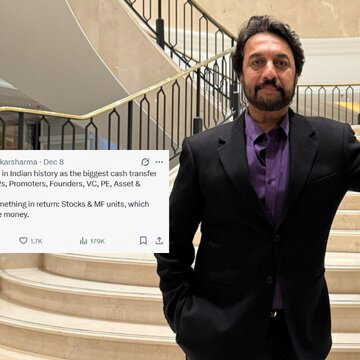 ‘Biggest cash transfer from poor to rich’: Shankar Sharma slams India’s bull market trend