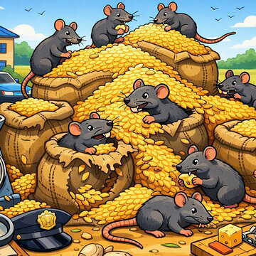 Paddy worth ₹8 crore vanishes in Chhattisgarh, officials blame rats
