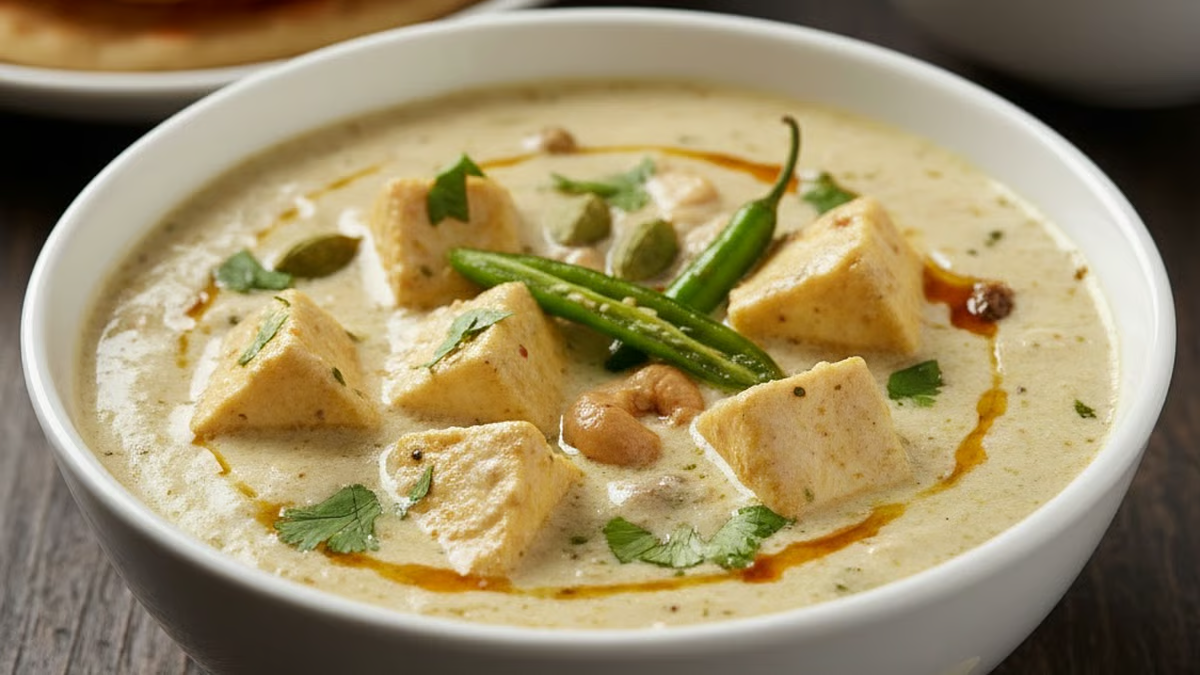 Craving rezala on a vegetarian day? Make it with paneer