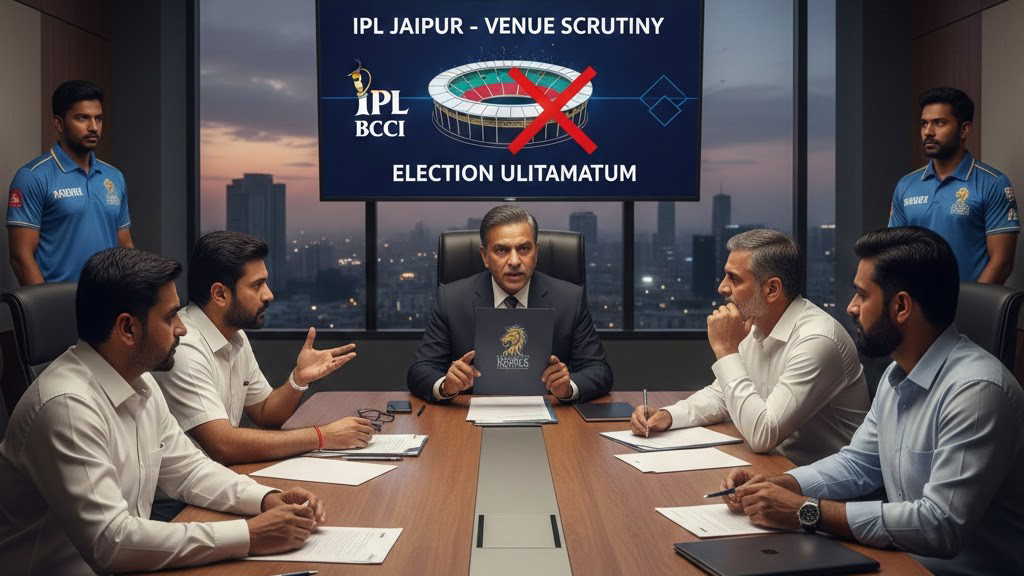 IPL matches in Jaipur under scrutiny as BCCI issues ultimatum to RCA, hosting rights at stake