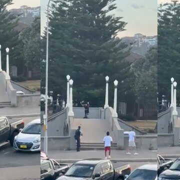 Bondi Beach shooting: New footage captures tense standoff before shooter was neutralised | WATCH