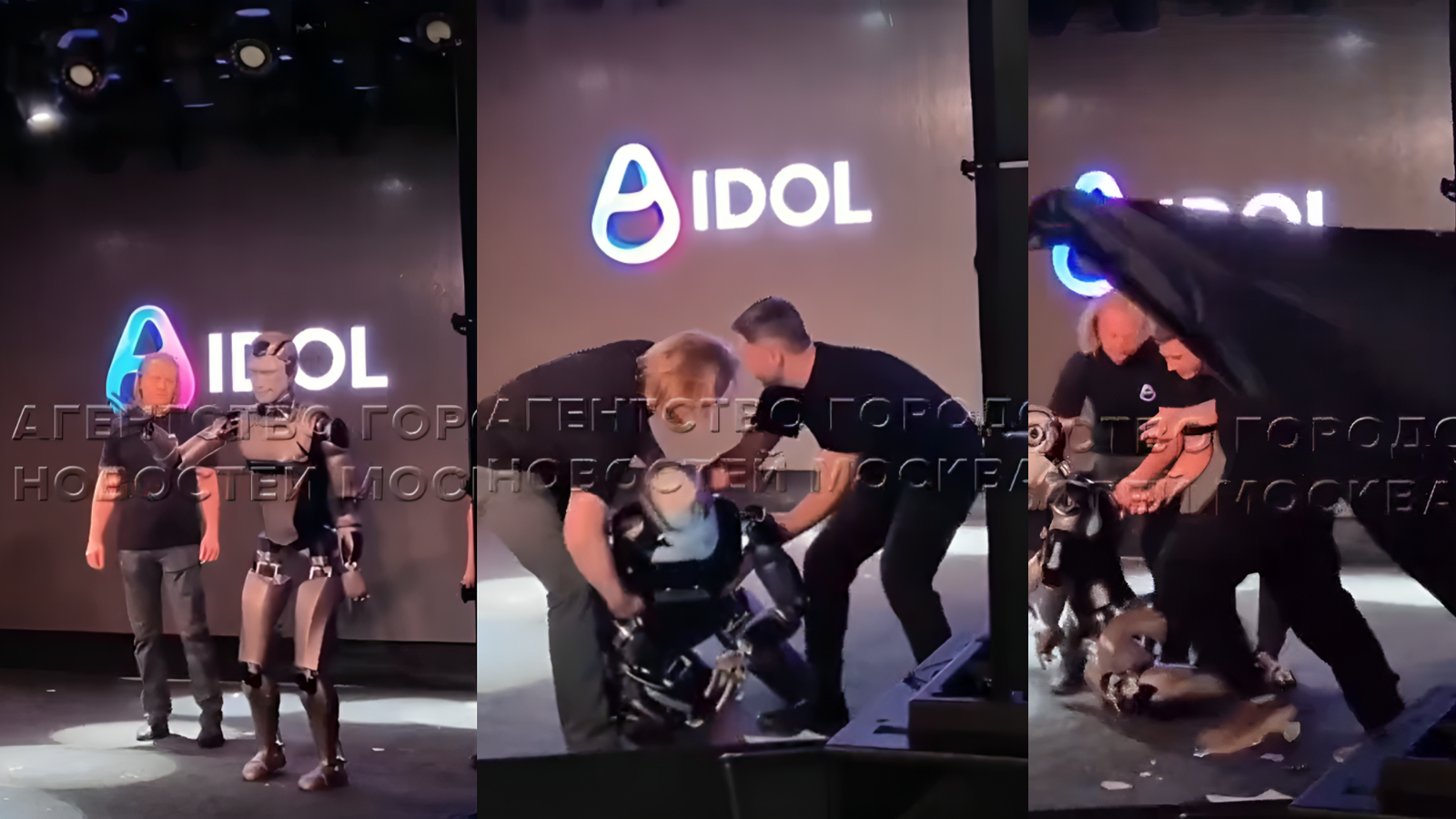 Watch | Russia’s first AI humanoid robot falls on stage during debut in Moscow