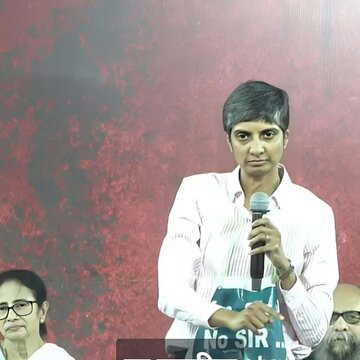 TMC RS nominee Menaka Guruswamy questions SIR evaluation at Dharmatala protest: ‘How can there be a free and fair election?’