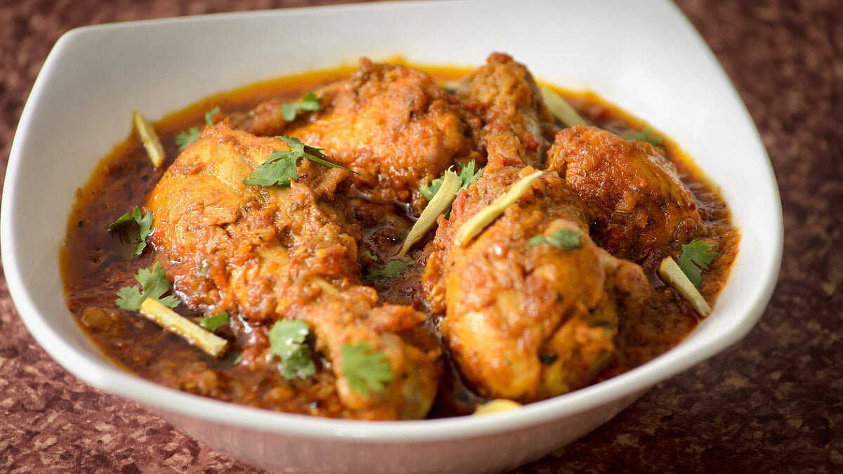 Tired of regular chicken curry? Try this festive Hyderabadi red chicken recipe