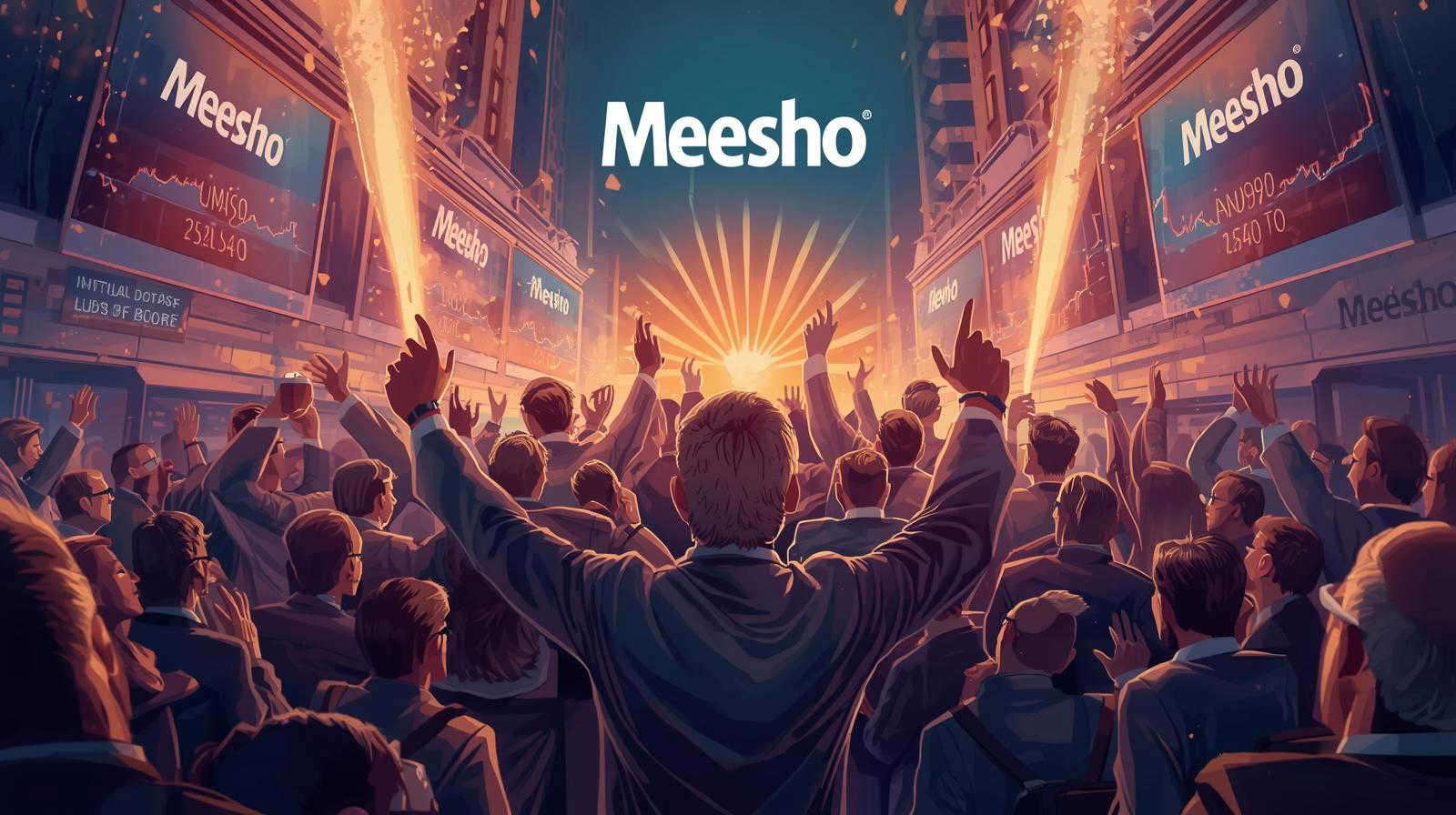 Meesho makes stellar market debut, lists at 46% premium on strong investor demand