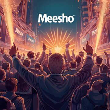 Meesho makes stellar market debut, lists at 46% premium on strong investor demand