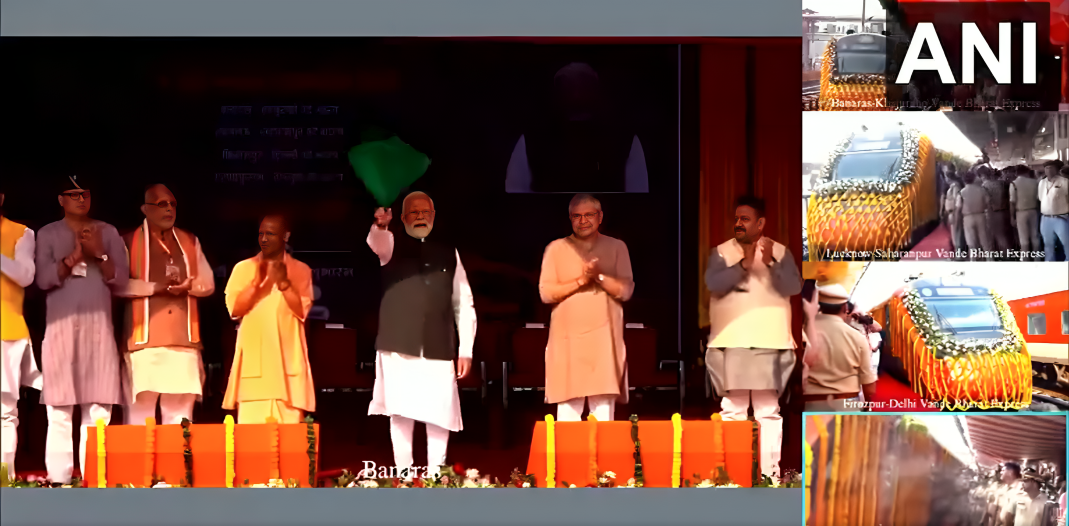PM Modi rolls out four new Vande Bharat trains from Varanasi: Check routes, timings and details