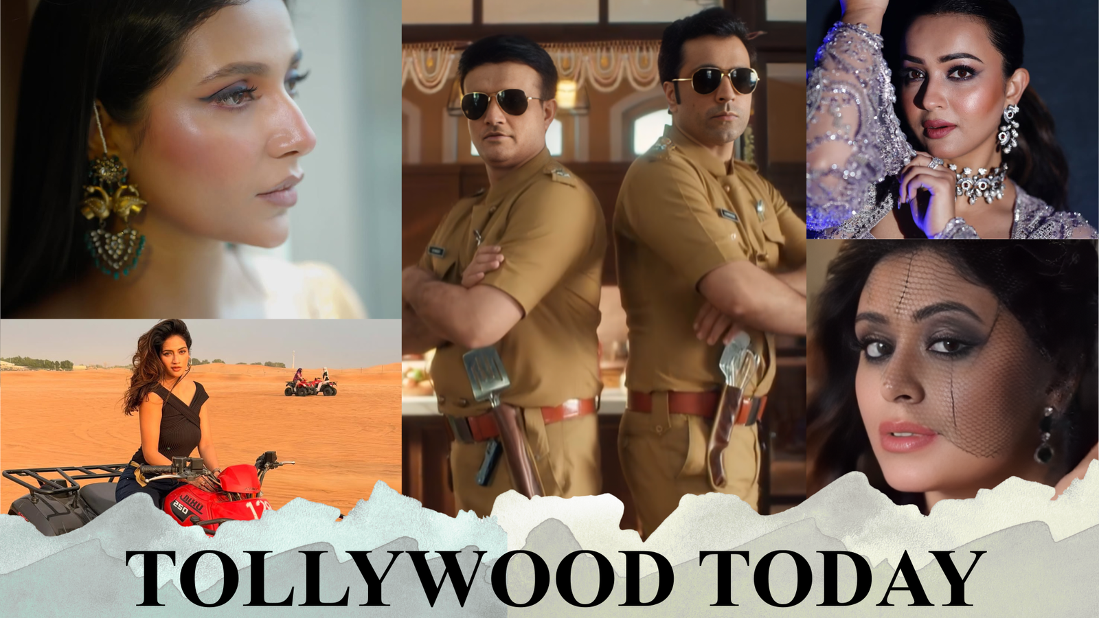 Tollywood today: Subhashree Ganguly shines in gold, Sourav Ganguly and Abir Chatterjee turns cop and more