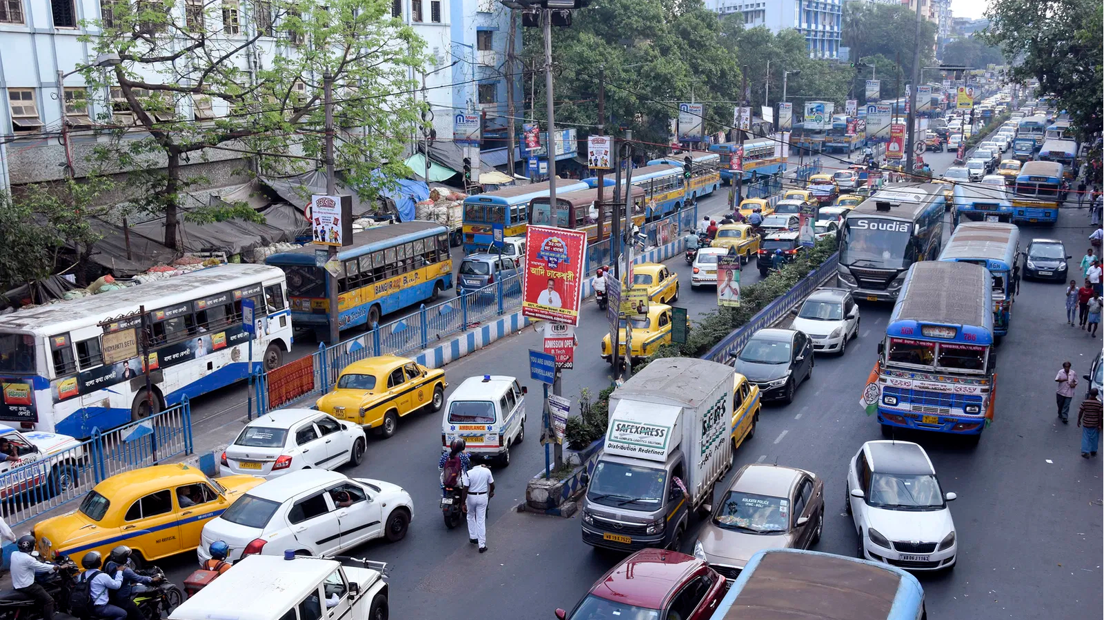 South Kolkata traffic update: October 26