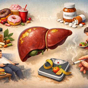 Think alcohol harms the liver the most? Doctors say these 6 habits may be worse