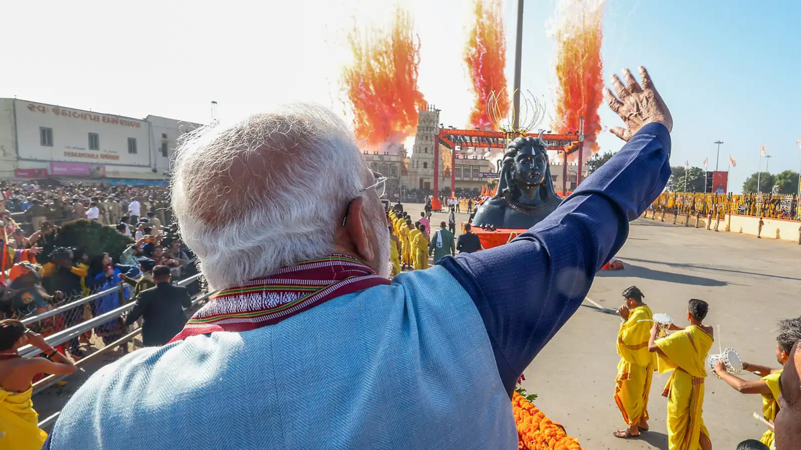 'Somnath's story is India's tale': PM Modi addresses Shaurya Yatra in Gujarat