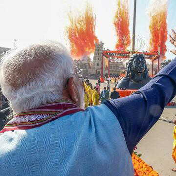'Somnath's story is India's tale': PM Modi addresses Shaurya Yatra in Gujarat