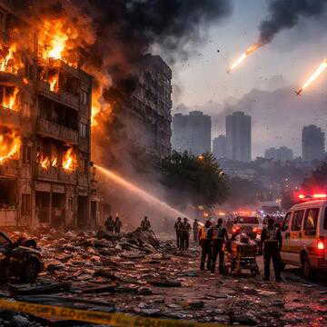 Sirens, chaos, destruction: Iran's fresh missile attack rocks Tel Aviv region