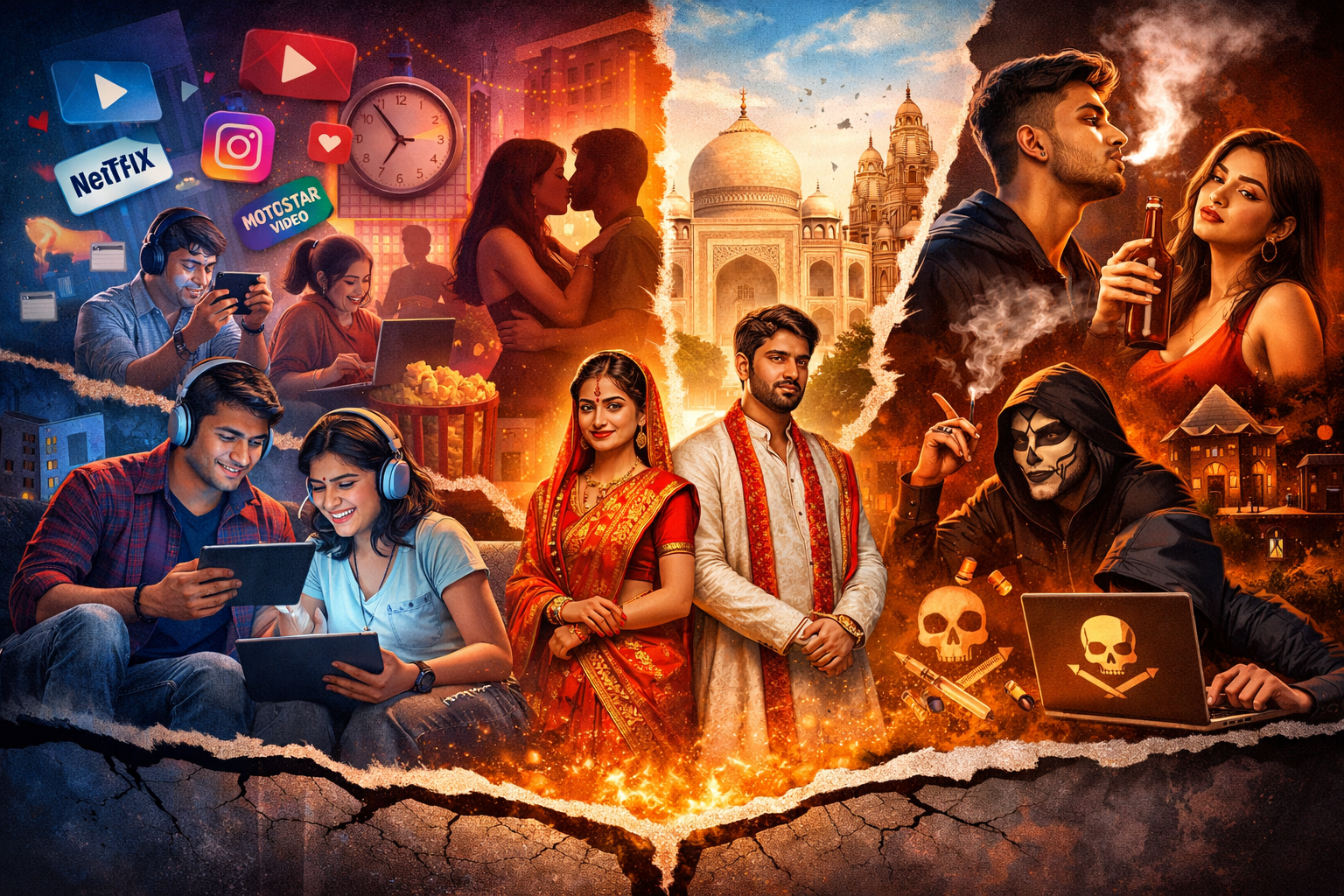 Streaming screens, shifting minds: How web series reshaping India’s youth culture