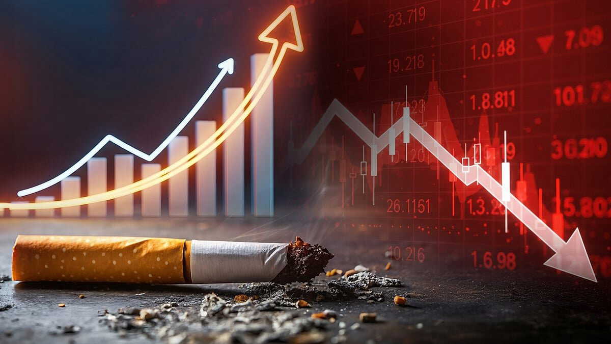 GST shock hits cigarette stocks: ITC falls 12% in two days, analysts flag short-term pain
