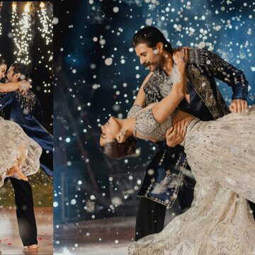 'Straight out of a fairy tale'- Rashmika Mandanna & Vijay Deverakonda’s sangeet celebration pictures steal hearts