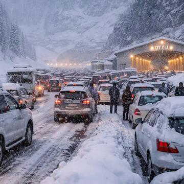 Hundreds of tourists spend nearly 20 hours in cars as Atal Tunnel gets choked amid heavy snowfall