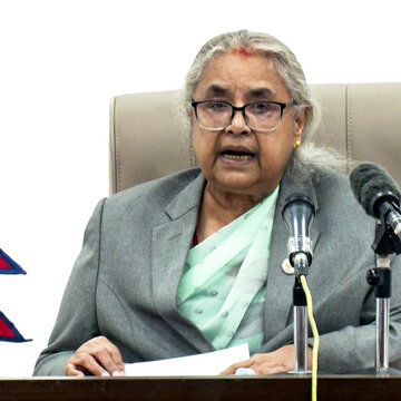Nepal interim PM Sushila Karki urges calm as relentless rain batters nation