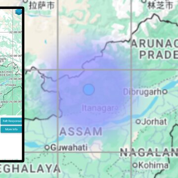 3.5 magnitude earthquake hits East Kameng, Arunachal Pradesh