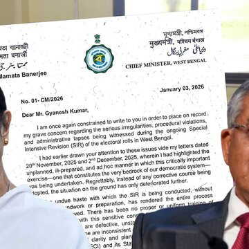 Mamata flags voter name deletions, hearing harassment in letter to Gyanesh Kumar