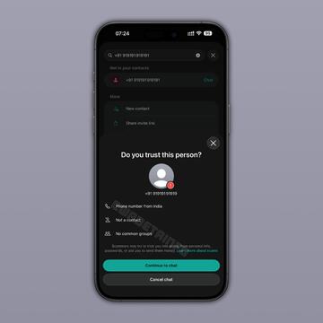 Received a message from an unknown number? WhatsApp may soon step in