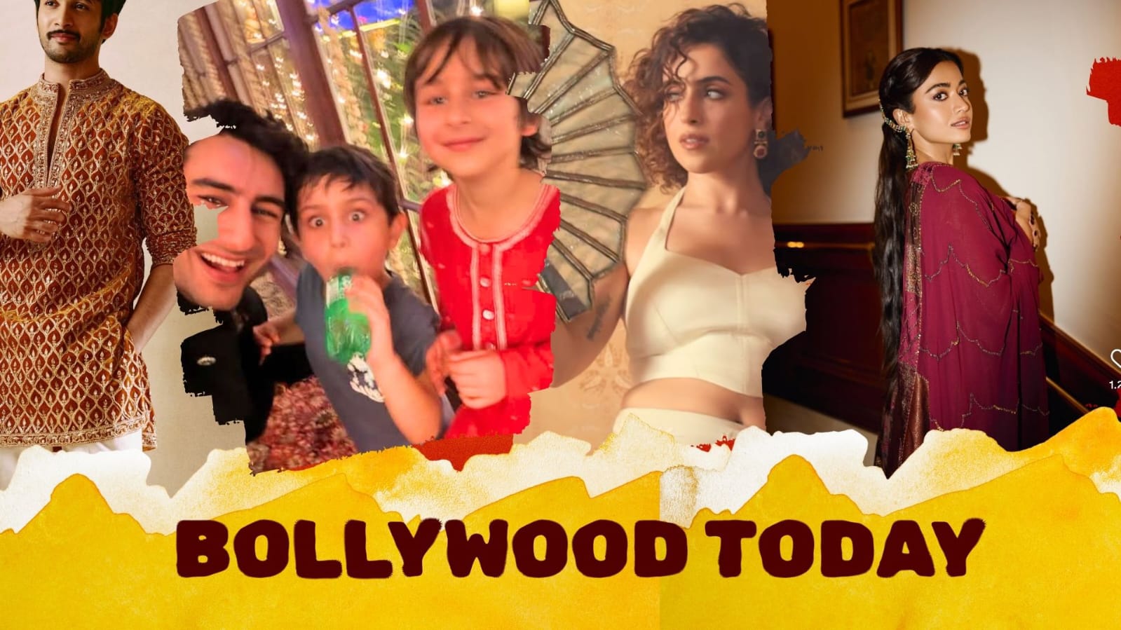 Bollywood today: From Rohit Saraf to Rashmika Mandanna, stars light up Diwali in style