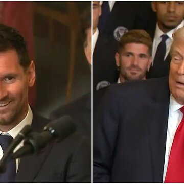 Messi’s reaction goes viral after Trump compares him with Cristiano Ronaldo
